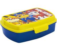 Clondo Fiambrera para niños de 3 a 8 años (17 x 14 cm) | Fiambrera de plástico sin BPA | Lunchbox porta aperitivos para guardería y escuela | Cierre a presión (Paw Patrol)