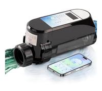 Clorador de sal para piscinas, generador de cloro salino para piscinas elevadas, sistemas de piscina de agua salada con wifi integrado y pantalla de salinidad, clorador de sal para piscinas 4g/h