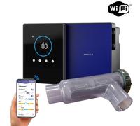 Clorador Salino ASTRAPOOL Clear Connect 30g/h + PH KIT - Agua Pura y Saludable | WiFi y Bluetooth | Control Remoto por App | Sin Químicos , Máximo Confort