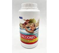 Cloro 10 acciones | Mantenimiento de Piscina | Especial Minipiscinas | Tratamiento Multiacción | Formato 2 kg | Pastillas 20gr | POOLiberica