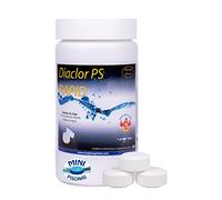 Cloro Choque Rápido Piscinas Pequeñas - DIACLOR PS Rapid 1 KG - Pastillas de Cloro Rápido (20 gr) - Tratamiento de Choque - Especial Piscinas PEQUEÑAS - SIN Cobre
