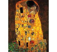 Close Up Lámina/Impresión de Arte de Gustav Klimt Der Kuss/El Beso (40cm x 50cm) + 1 Paquete de tesa Powerstrips® (20 Tiras)