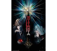 Close Up Póster Death Note Duo (61cm x 91,5cm) + 2 Marcos Transparentes con suspención