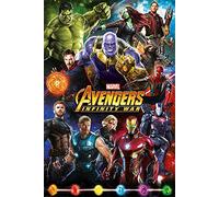 Close Up Póster Marvel Avengers Infinity War - Héroes (61cm x 91,5cm) + Embalaje para Regalo