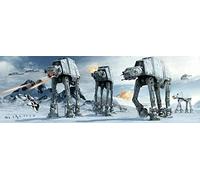 Close Up Póster Star Wars AT - En la Lucha Póster Largo Horizontal (158cm x 53cm) + Embalaje para Regalo