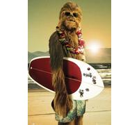Close Up Póster Star Wars/Guerra de Las Galaxias Chewbacca... Surfin'/Surfeando (61cm x 91,5cm)