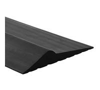 CloudBuyer Tira de sellado universal resistente a la intemperie para umbral inferior de puerta de garaje, repuesto de burlete de clima, no incluye sellador/adhesivo, 20 pies de longitud, color negro