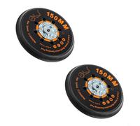 Cloudpower 2 almohadillas de respaldo de lijado de 6 pulgadas para lijadora orbital, placa de soporte de disco de pulido de rosca 5/16-24 con disco de respaldo de 37 agujeros para herramientas MAXXT
