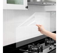 Cloudpower - Rollo de película de plástico transparente, 3 m x 60 cm, protector de pared impermeable y resistente al aceite para muebles de cocina, libro