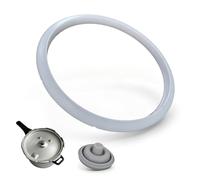 Cloxtralon Juego de juntas para WMF Perfect piezas de repuesto - Anillos de goma para olla a presión WMF 22 cm, compatible con Silit Sicomatic, apto para ollas a presión de 3 l/4,5 l/6,5 l/8,5 l