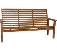 CLP Banco de Jardin de Teca Nicosia Resistente a la Intemperie, con Respaldo reclinable, Robusto y facil de cuidar, para Jardin y terraza Color:Teca;Tamaño:200 cm