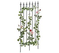 CLP Celosia trepadora de Metal 100x50 cm Elisa, Soporte Estable para Rosas y Hiedra, Estilo modernista, Trellis para Jardin, Color:Antracita