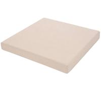 CLP Cojín de Asiento Smilla para Silla de Jardín, Acolchado 5 cm, Tela Oxford 600D, Cremallera, para Asientos 50x50 cm Color Crema