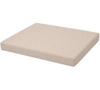 CLP Cojín para Silla de jardín Punjab 55x43 cm, Almohadilla de jardín con 5 cm de Acolchado, Funda con Cremallera Color Crema