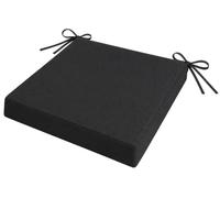 CLP Cojin para Silla de Jardin Sibell o Kiran, Asiento 5 cm, Tejido Oxford 600D con Cremallera, para Asientos de 36-40 cm | Color Gris Oscuro