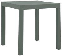 CLP Mesa de jardín Cuadrada 73x73 cm Kato, Polipropileno Resistente a la Intemperie y UV, Mesa bistró de Exterior para 2 a 4 Personas | Color Oliva