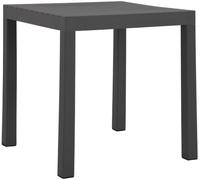 CLP Mesa de jardín Cuadrada 73x73 cm Kato, Polipropileno Resistente a la Intemperie y UV, Mesa bistró de Exterior para 2 a 4 Personas | Color Antracita
