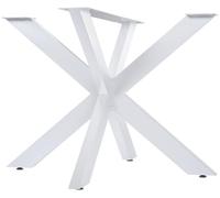 CLP Patas de Mesa Hardwick I Patas de Mesa para mesas de Bricolaje con una Altura de 71 cm, Color:Blanco, Tamańo:100x100x71 cm