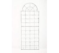 CLP Reja para Plantas Trepadoras Viva I Valla Metálica De Pared para Plantas Trepadoras I Soporte para Enredaderas I Color:, Color:Blanco Envejecido