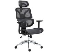 Silla de oficina deshler tejido de red negro 76x66x112 cm
