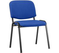 Silla de conferencia ken tela azul 53x53x83 cm