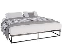 CLP Somier Metálico Scala I Base Moderna para Cama con Listones I Cama De Metal Resistente En Tamaños Diferentes, Color:Negro, Tamaño:200x180x25 cm