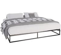 CLP Somier Metálico Scala I Base Moderna para Cama con Listones I Cama De Metal Resistente En Tamaños Diferentes, Color:Negro, Tamaño:200x200x25 cm