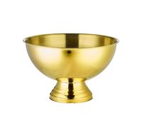 CLQYXRMVC Cubos de Hielo Cubitera Grande de Acero Inoxidable for Bebidas, Ideal for Vino, champán o Botellas Cerveza Cubitera para Bar(Gold)
