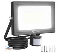 CLY Focos Led Exterior con Sensor Movimiento 80W,7520LM Foco Proyector LED Exterior con Sensor Blanco Frío 6500K Luces Exteriores IP66 Impermeable para Gardín,Casa,Garaje,Terraza