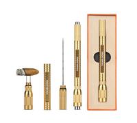 CLZOONG Puro Punch 4 en 1, juego de herramientas portátil con perforador de cigarros de doble tamaño (8 mm y 11 mm), herramienta potenciadora de extracción de cigarros y hoja de acero inoxidable doble