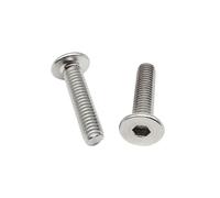CM M1.6 M2.5 M3 M4 M6 M8 304 A2-70 tornillo hexagonal de abrazadera delgada de acero inoxidable(4mm,M4 20pcs)