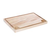CM - Tabla de Madera Cocina. Tamaño 30x20cm. Pack 6 Unidades, 2cm de Grosor, Para Servir Carnes, Pescados, Verduras en Hostelería o el Hogar Natural