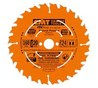 CMT Orange Tools Hoja circular 271.160.24H itk-Plus para corte largo y travesera vena Naranja