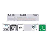 CMT 5512 T118A Hojas de Calar para Chapa y Aluminio, 21 Dientes