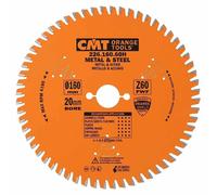 CMT | Disco de corte para hierro, acero y PVC, diámetro 160/20 mm, grano Z60, tipo FWF