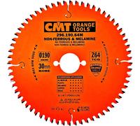 CMT | Disco de sierra para laminados, plásticos y metales no ferrosos, diámetro 190/30 mm, Z64, TFZ/TCG