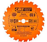 CMT | Disco de sierra ultrafino para cortes longitudinales, diámetro 300/30 mm, dientes Z24, diseño WZ/ATB