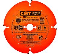 CMT ITK | Disco de sierra diamantado para paneles de fibra de cemento, diámetro 160/20 mm, grado Z4