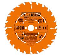 CMT Orange Tools 271.165.24H - Sierra circular (ultra itk) 165x1.5x20 z 24