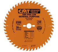 CMT Orange Tools 286.048.12M - Sierra Circular Construccion 300X3.2x2.2X30 Z=48 10° ATB