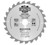 CMT ORANGE TOOLS K21624M - SIERRA CIRCULAR USO GENERAL HW 216x2.4/1.6x30 Z24