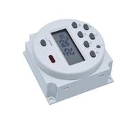 CN101A Interruptor temporizador AC/DC 12V 24V 110V 120V 220V 230V 240V Digital LCD Power Week Mini interruptor de tiempo programable relé 8A a 16A (AC220V)