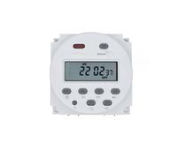 CN101A Programmable Timer Relay, 12V DC/AC Input, 200-250V 16A Output, LCD Display, Daily/Weekly(12V English Version)