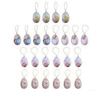 CNANRNANC 12 Colgantes para pascua para decoración 4x6cm Interior 12 Colgantes(HH3-28)