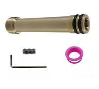 CNANRNANC Adaptador de extensión de brazo de ducha de cobre, conector de codo de suministro de pared de latón para juego de grifo de ducha de mano, ajuste con kit de instalación (1247984)