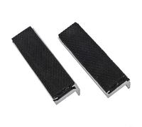 CNANRNANC Almohadillas de tornillo de banco suaves de aluminio, protector magnético en forma de V para abrazadera de molino de banco que sostiene madera, metal, plástico, artículos hexagonales