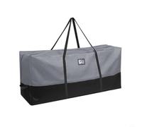 CNANRNANC Bolsa grande de almacenamiento para árbol de Navidad de 122 x 56 cm, contenedor de corona 600D, organizador de decoración navideña resistente a la intemperie con asas resistentes para