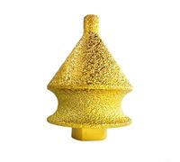 CNANRNANC Broca de cono de esmeril para rosca M10, brocas biseladas para azulejos de piedra de vidrio, muela abrasiva para acabado de amoladora angular, 2 paquetes (50 mm)