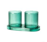 CNANRNANC Cepillo Dientes 2 Pack Base Organizador PET Cepillo Dientes(green)