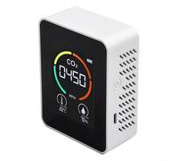 CNANRNANC Medidor portátil y monitor de calidad del aire, detector de dióxido de carbono 3 en 1 con medidor de temperatura y humedad, batería de 1200 mAh, pantalla grande para uso en interiores